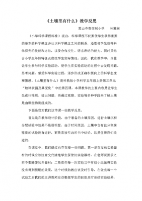 土壤里有什么教学反思（三年级科学土壤里有什么教学反思）-图3