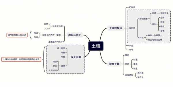 地理高中土壤（地理高中选修一思维导图）