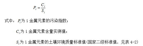 土壤重金属限量标准的简单介绍