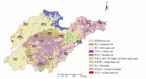 山东省土壤（山东省土壤类型分布图）-图2