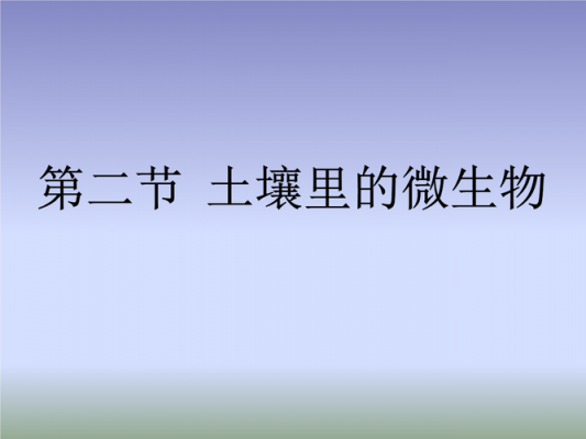 土壤中的微生物有哪些（土壤中的微生物有哪些特点）