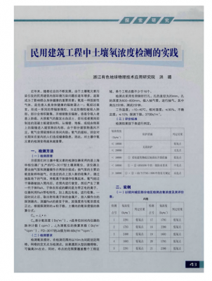 土壤氡浓度的国家标准（土壤中氡浓度检测标准）-图1