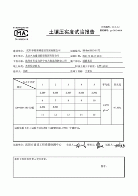 土壤压实度检测报告（土壤压实度计算公式）