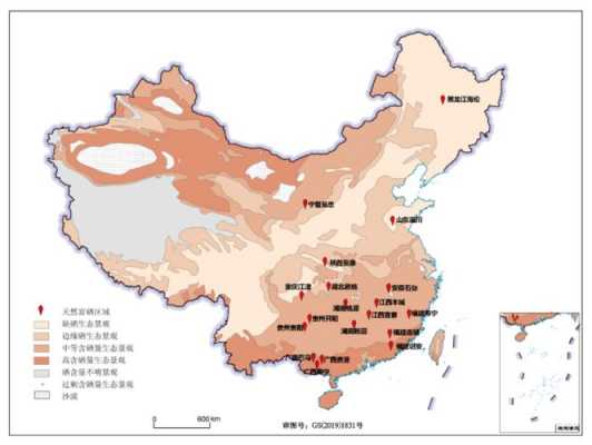 中国富硒土壤分布图（中国富硒地都在什么地方）-图3