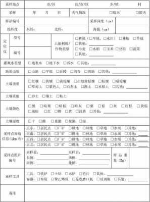 土壤记录卡（土壤调查记载表）-图3